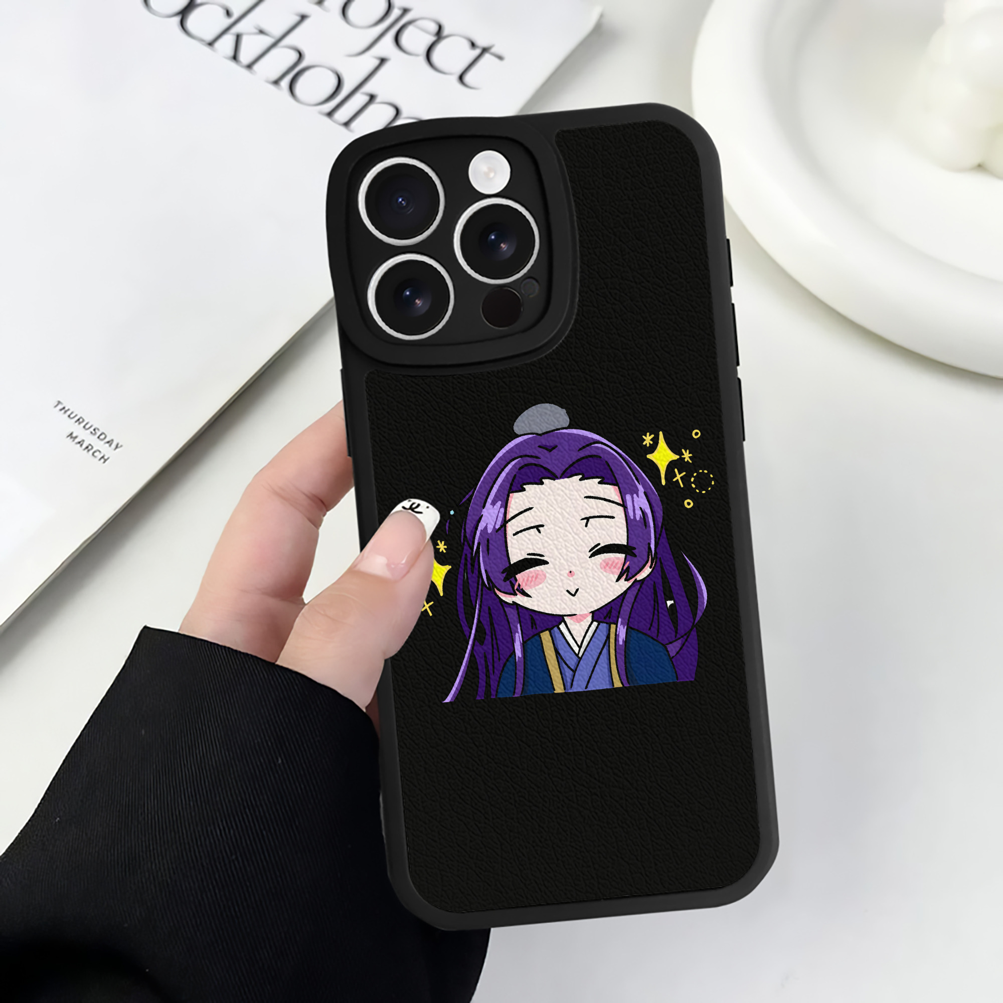 薬屋のひとりごと The Apothecary Diaries 【iPhone 16シリーズ対応】シリコンスマホケース（レザー調） 材質：シリコン